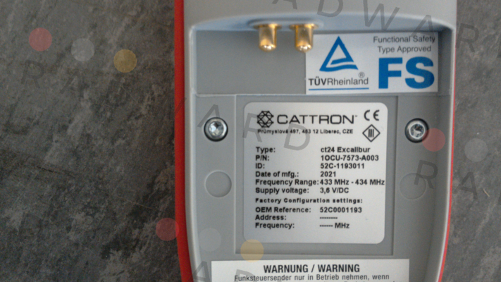 Cattron-1OCU-7573-A003-C / CT24-ET/6 price