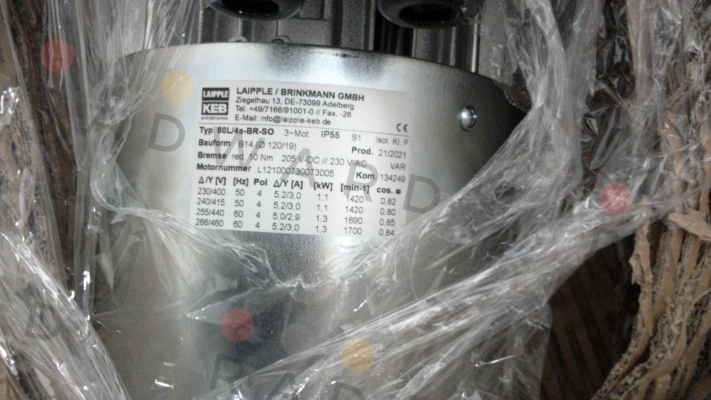 LAIPPLE KEB-Typ 80L/4A-BR-SO price
