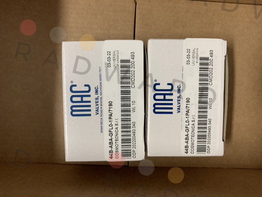 МAC Valves-44B-ABA-GFL0-1PA, Model 7190 price