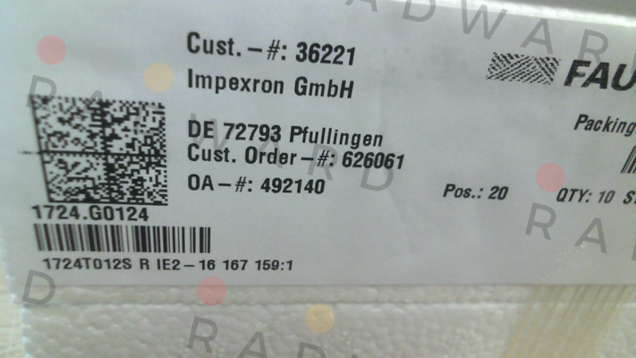 Faulhaber-PN:1724.G0124 Type: 1724T012S R price