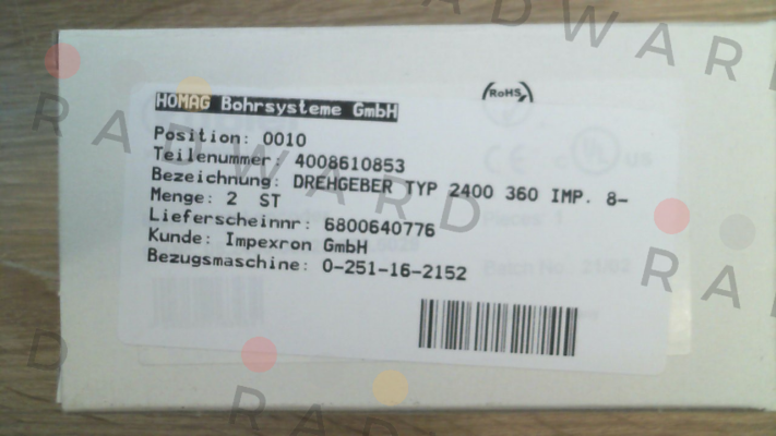 Kübler-TYP 2400 360 IMP. 8-30 V DC price