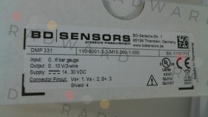 Bd Sensors-DMP 331 (110-6001-3-3-M10-300-1-000) price