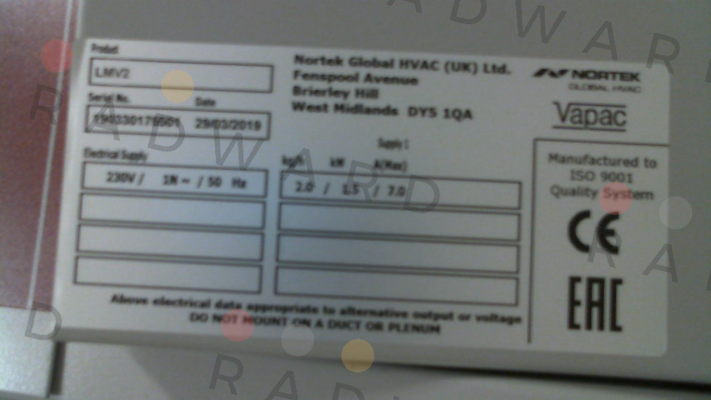 Vapac-LMV2 price