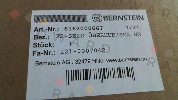 Bernstein-P/N: 6162000667, Type:  F2-SE2D price