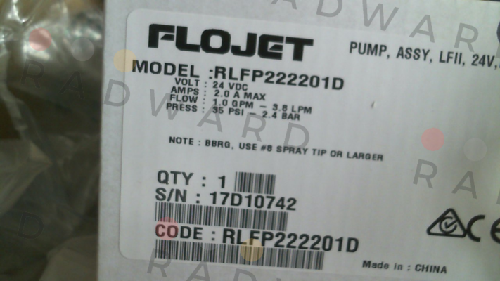 Flojet Pump-RLFP222201 price