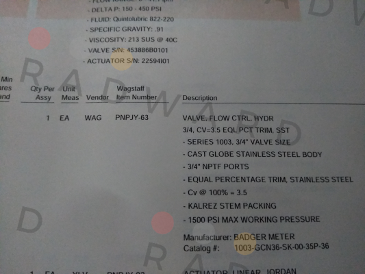 Badger Meter-Typ:RC200 price
