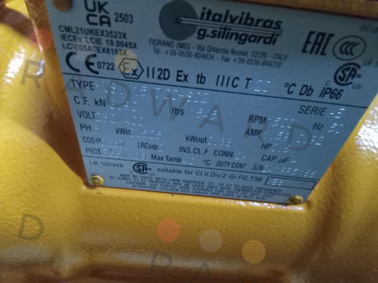 Italvibras-MVSI 15/700-S02 price