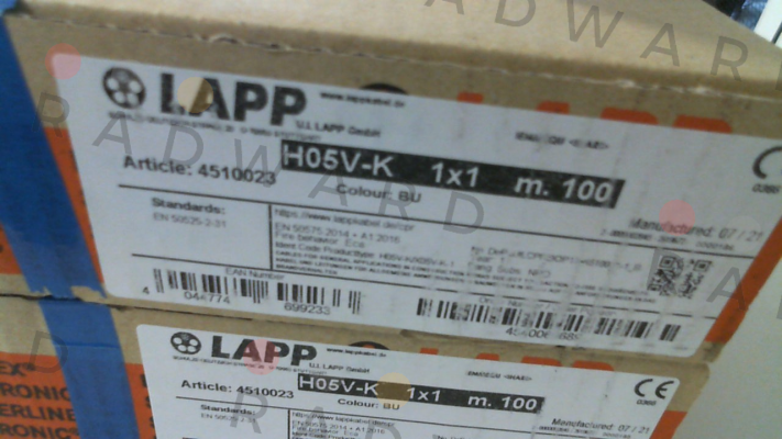Lapp Kabel-4510023 (H05V-K 1X1 BU) price