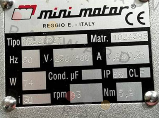 Minimotor-MC320P2T price