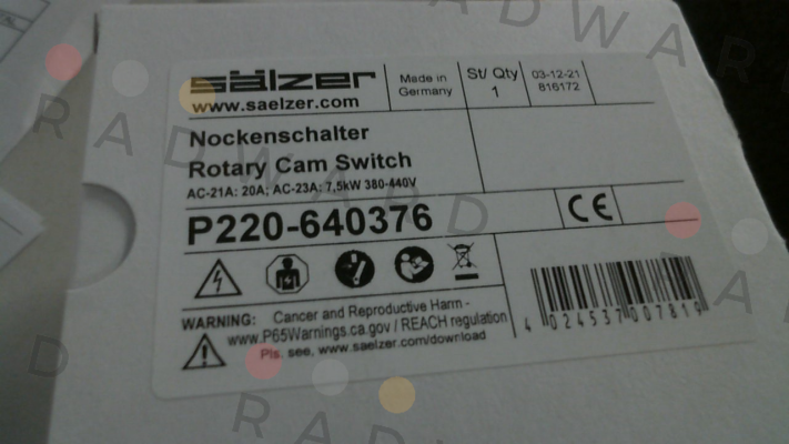 Salzer-P220-640376 price