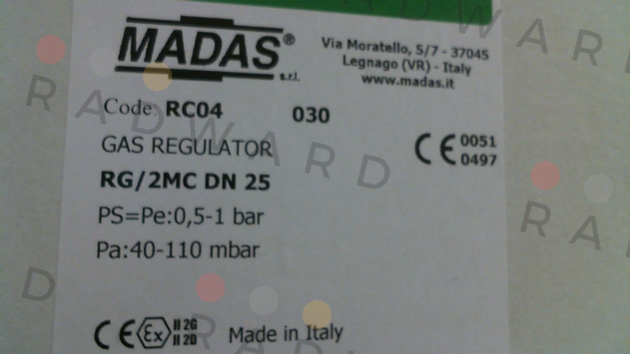 Madas-FRG/2MC / DN25 price