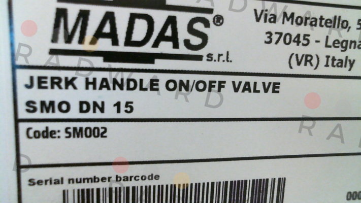 Madas-SMO, DN 15 price