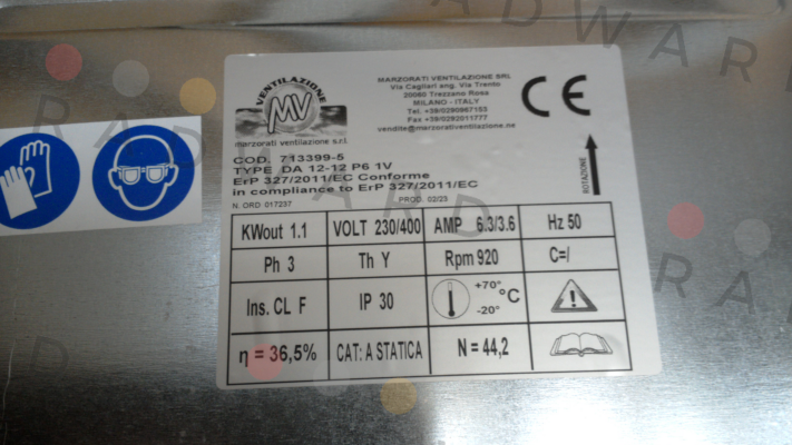 RPM - Motori elettrici-12/12 713399-5 1100W 6P 3F price