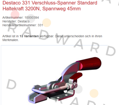 Destaco-331 price