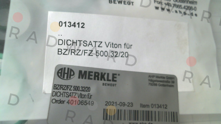 Merkle-BZ/RZ/FZ 500.32/20 price