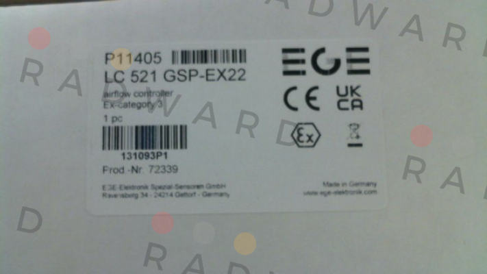 Ege-p/n: P11405, Type: LC 521 GSP-Ex22 price