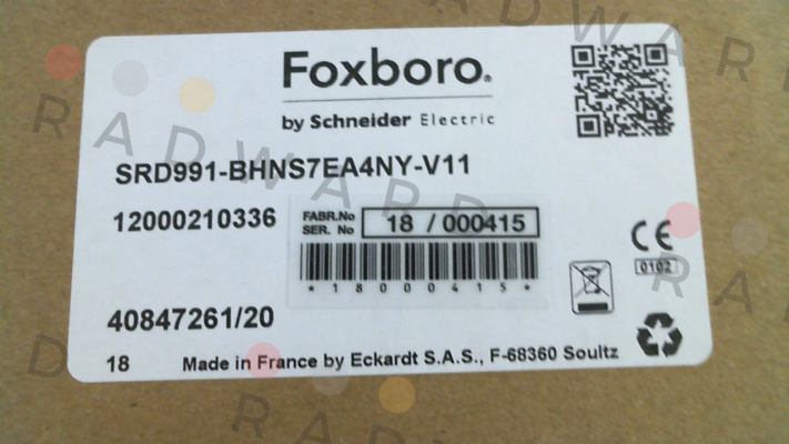 Foxboro-SRD991-BHNS7EA4NY-V11 price