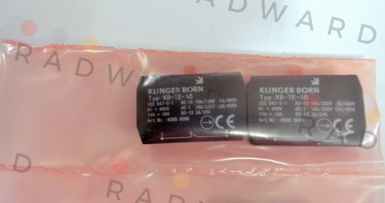 Klinger Born-45000098, Type: KB-TE-1Ö price