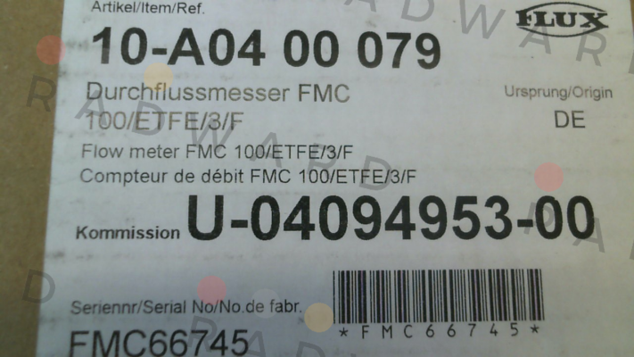 Flux (Sondermann)-10-A04 00 079 / FMC 100/ETFE/3/F price