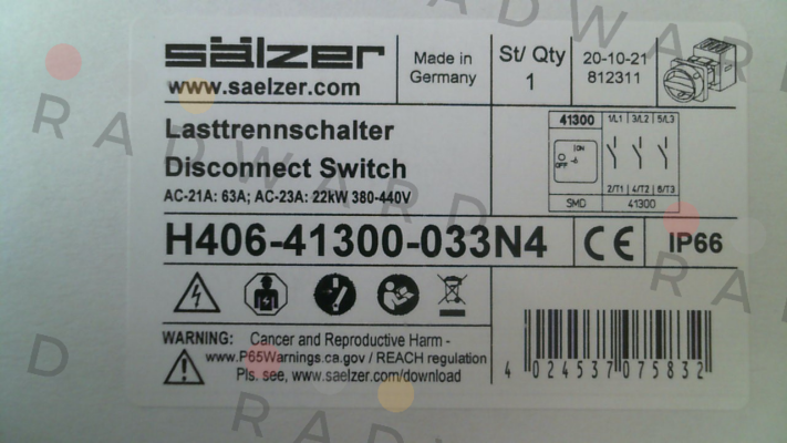 Salzer-H406-41300-033N4 price