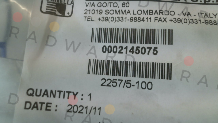 Tognella-FT 2257/5-100 price