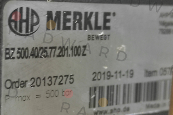 Merkle-057032 / BZ 500.40/25.77.201.100 Z price
