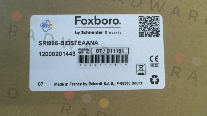 Foxboro-SRI986-BIDS7EAANA price