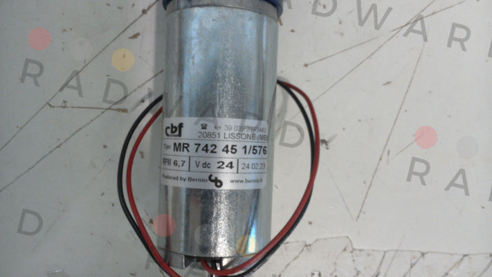 BERNIO ELETTROMECCANICA-MR742 45 1/576 24VDC price