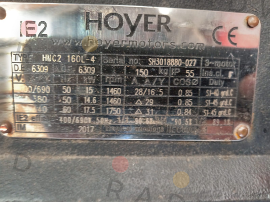 Hoyer Motors-HMC2 160 L-4 price