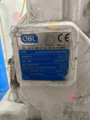 Obl-XLB25.50MMA40M3652 price