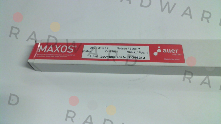 Maxos-DIN 7081-R 280 x 34 x 17 mm price