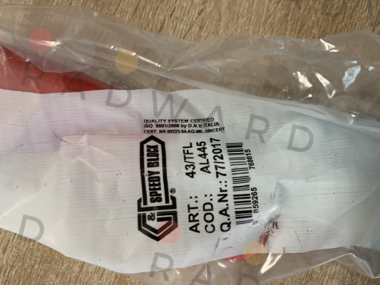 Speedy Block-P/N: AL445, Type:  43/TFL price