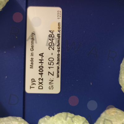 Hans Schmidt-DX2-400-H-A price
