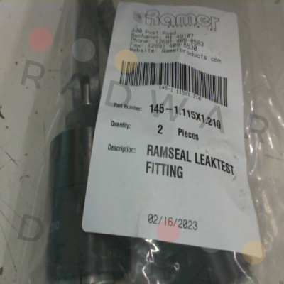 Ramer Products-RC 145 Model 1115x1210 price