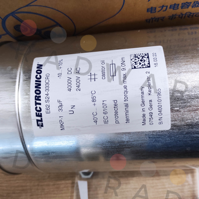 Electronicon-P/N:1032006 Type:E62.S24-333CR0 price