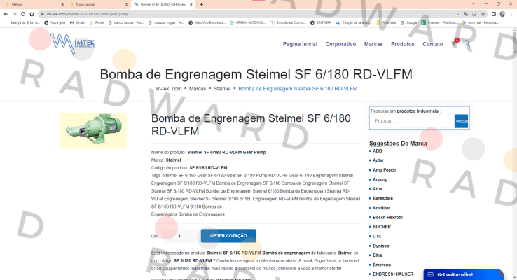 Steimel-n/p: SF 6/180 price