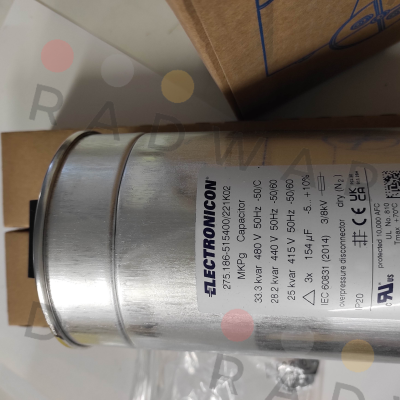 Electronicon-PN: 1051288 / Type: 275.186-515400 221K02 price