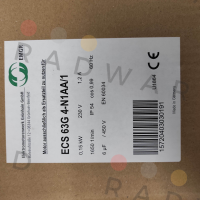 EMGR-ECS 63G 4-N1AA/1 / U1864 price