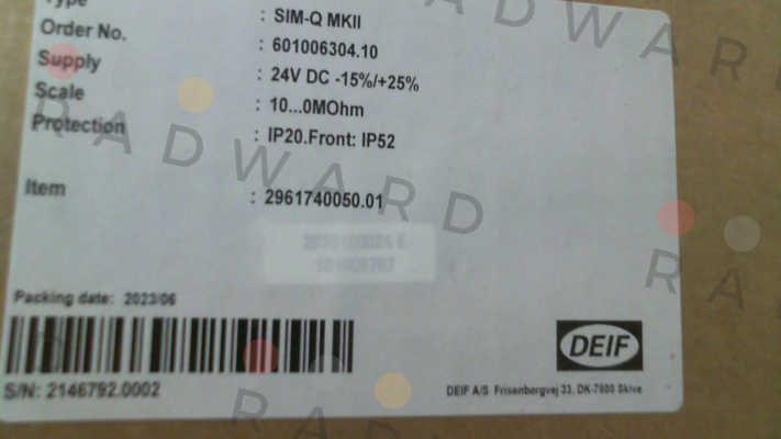 Deif-2961740050 SIM-Q / Variant No.: 2961740050.01 price