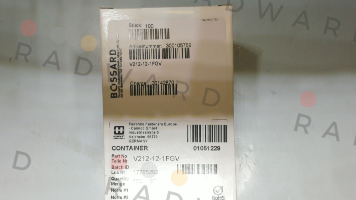 Camloc-V212-12-1FGV - 100 pcs. price