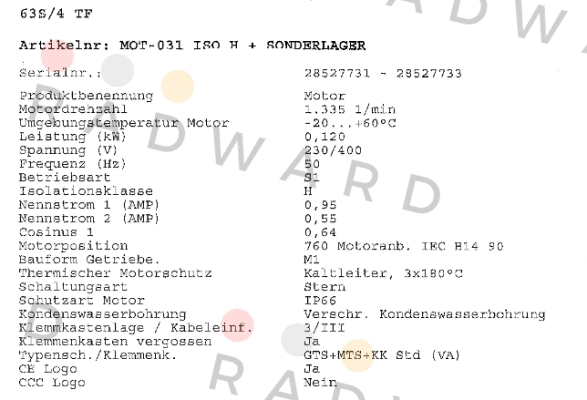 Nord-MOT-031 price