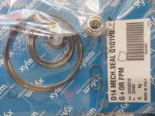Lowara-KL01ADT / Type:  KIT TEN D14 Q1Q1VGG+ELAST FPM# price