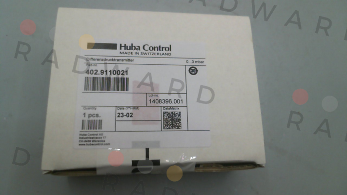 Huba Control-402.9110021 price