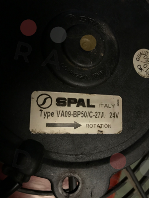 SPAL-VA09BP50C27A 24V price