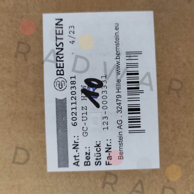 Bernstein-6021120381 / GC-U1Z HTIW price