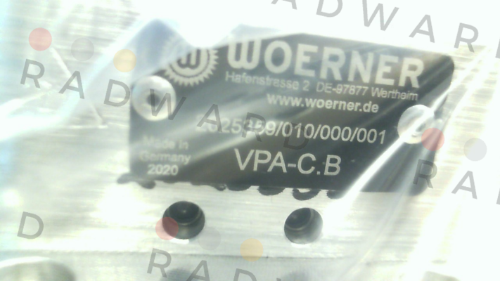 Woerner-100VPA-C.B (VPA-C.B/00/6/0/0/0/22/63/75) price