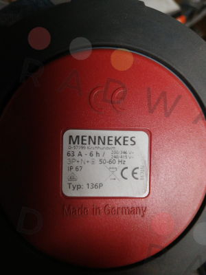 Mennekes-136P price