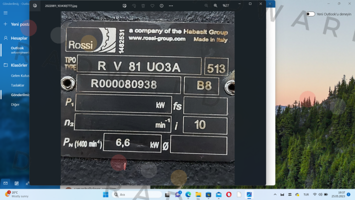Rossi-R V 81 UO3A / 10 price