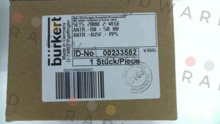 Burkert-SET5 for ID 219802 price