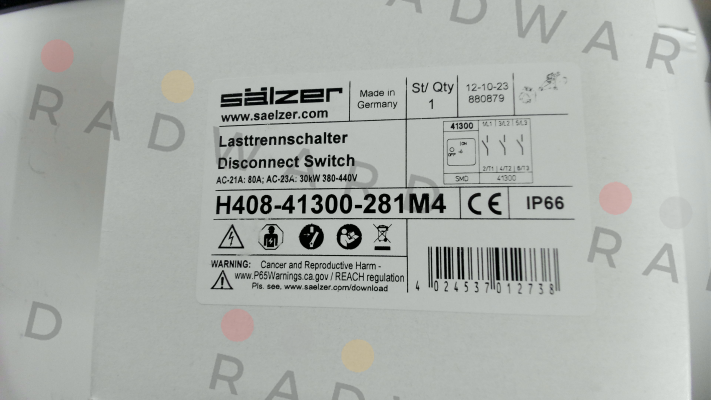 Salzer-H408-41300-281M4 price